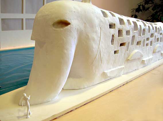 Model Asian-German Business and Exhibiztion building