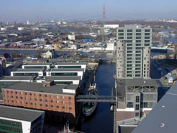 Blick vom Channeltower