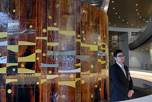 "Happy Fish" in der Lobby